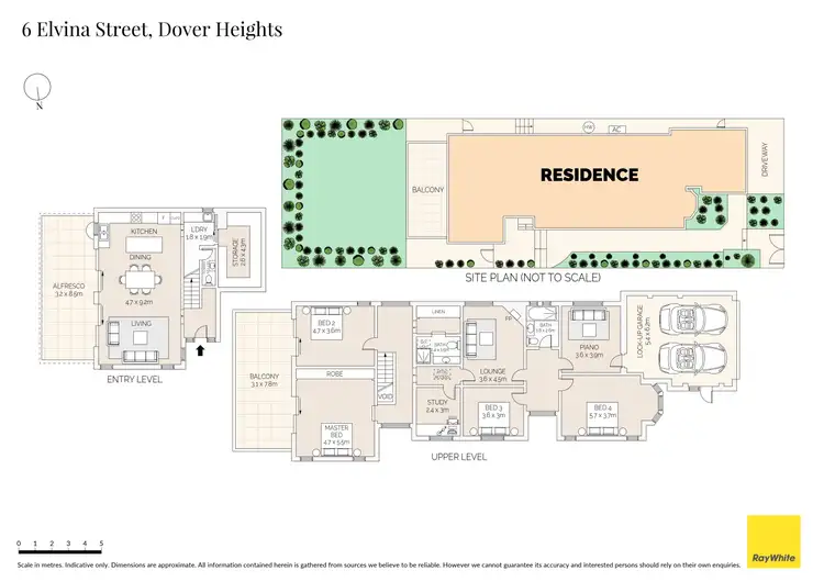 Floorplan of Homely house listing, 6 Elvina Street, Dover Heights NSW 2030