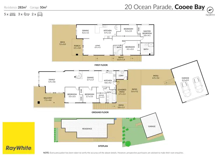 Floorplan of Homely house listing, 20 Ocean Parade, Cooee Bay QLD 4703