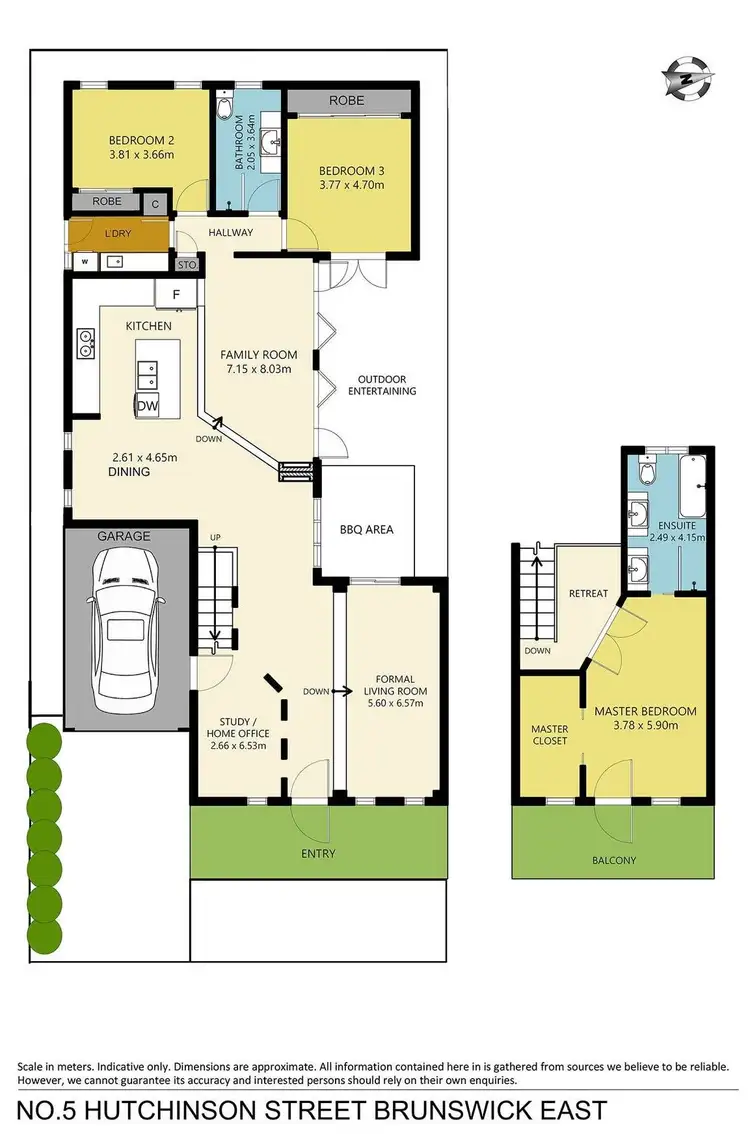 Floorplan of Homely house listing, 5 Hutchinson Street, Brunswick East VIC 3057