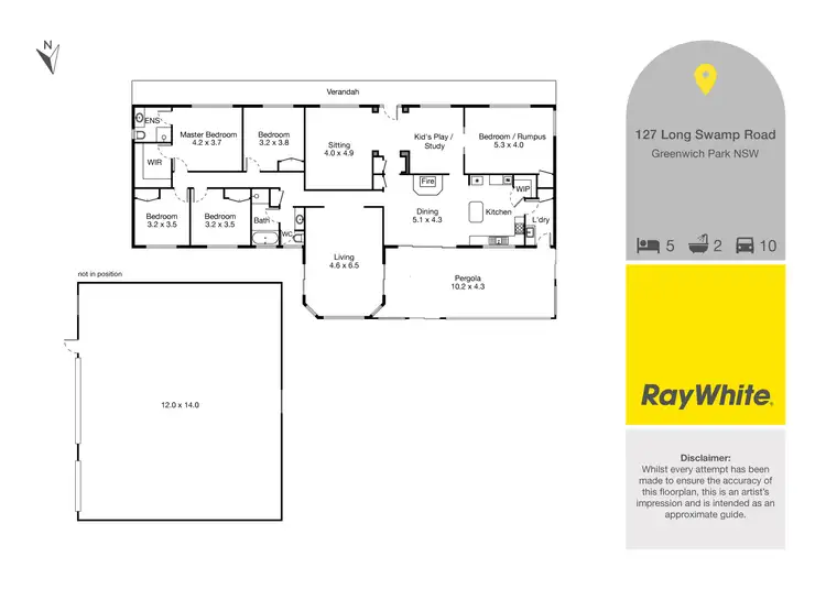Floorplan of Homely rural property listing, 127 Long Swamp Road, Goulburn NSW 2580