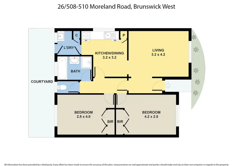 Floorplan of Homely unit listing, 26/508-510 Moreland Road, Brunswick West VIC 3055