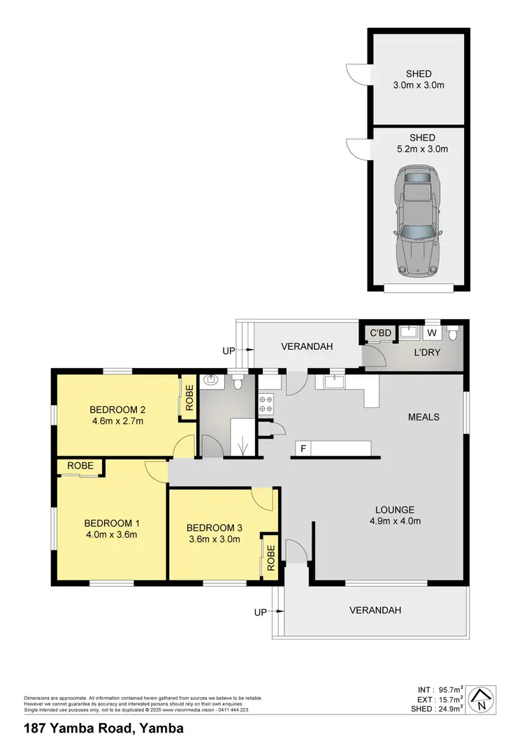 Floorplan of Homely house listing, 187 Yamba Road, Yamba NSW 2464