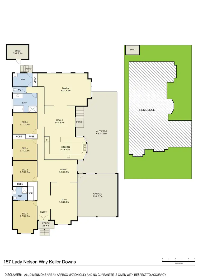 Floorplan of Homely house listing, 157 Lady Nelson Way, Keilor Downs VIC 3038