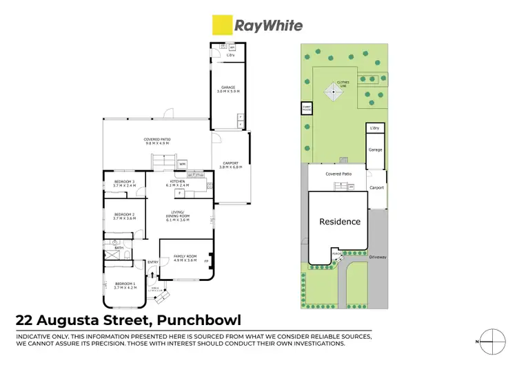 Floorplan of Homely house listing, 22 Augusta Street, Punchbowl NSW 2196