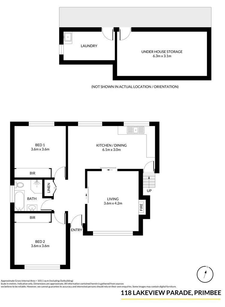 Floorplan of Homely house listing, 118 Lakeview Parade, Primbee NSW 2502