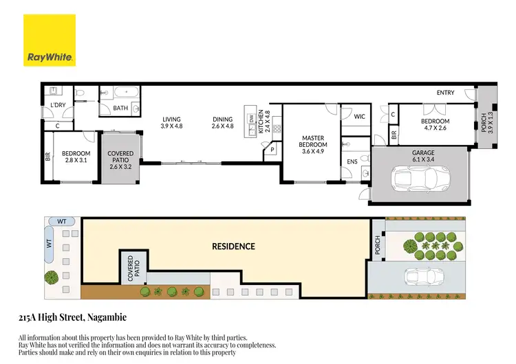 Floorplan of Homely townhouse listing, 215A High Street, Nagambie VIC 3608