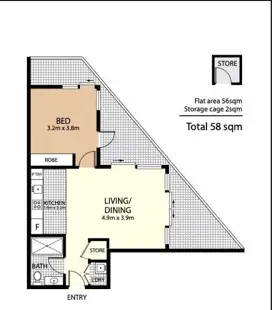 Floorplan of Homely apartment listing, 703/36 shoreline Drive, Rhodes NSW 2138