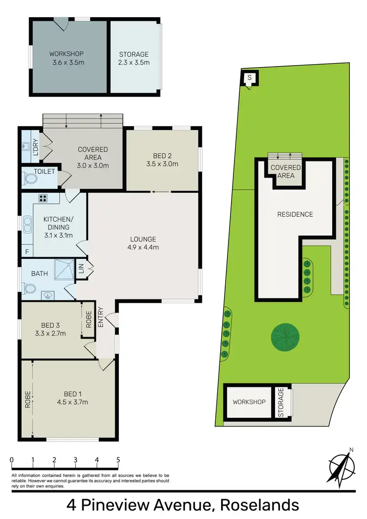 Floorplan of Homely house listing, 4 Pineview Avenue, Roselands NSW 2196