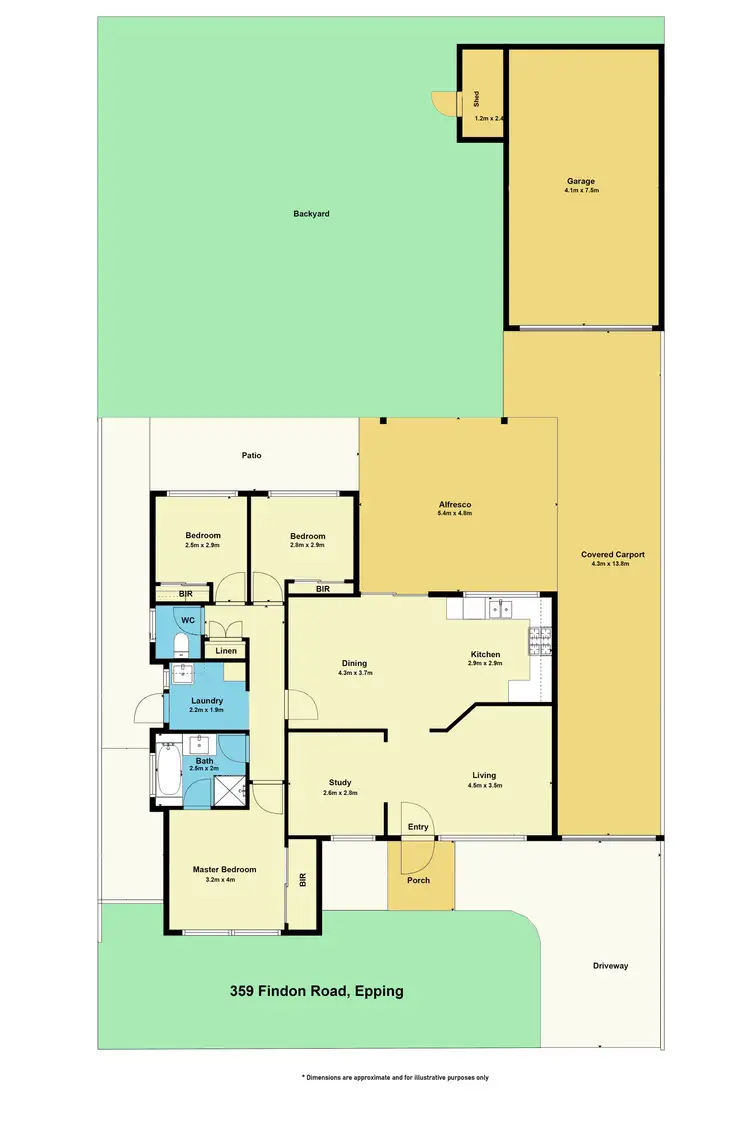 Floorplan of Homely house listing, 359 Findon Road, Epping VIC 3076