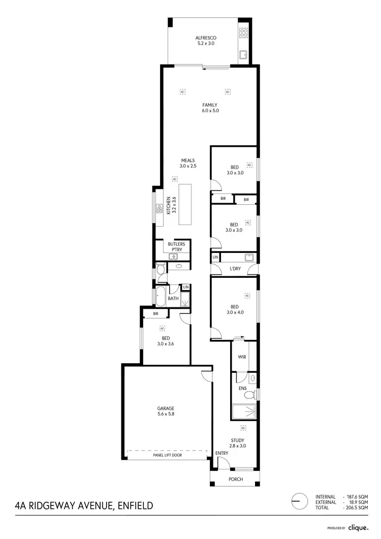 Floorplan of Homely house listing, 4A Ridgeway Avenue, Enfield SA 5085