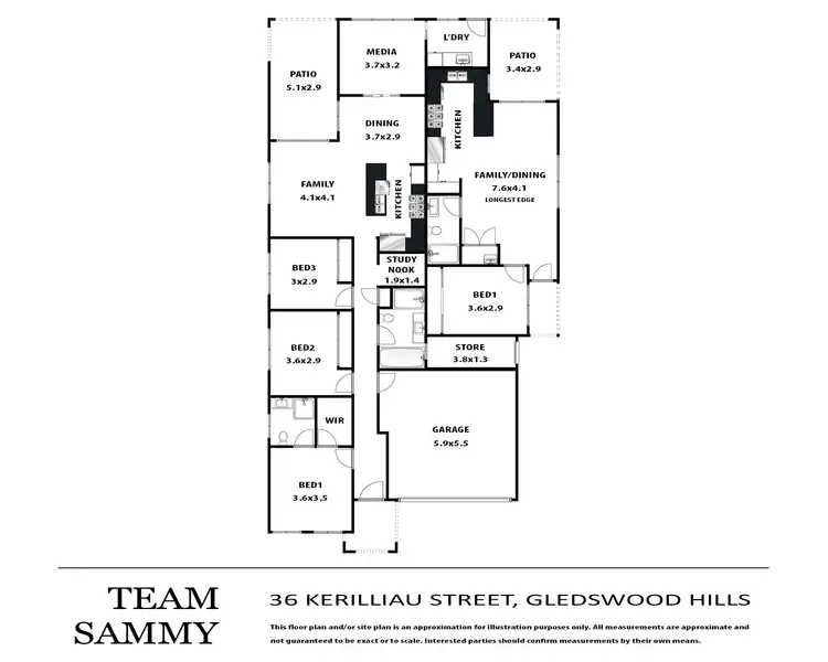 Floorplan of Homely house listing, 36A & 36B Kerilliau Street, Gledswood Hills NSW 2557