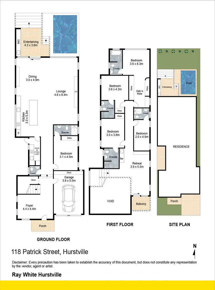 Floorplan of Homely house listing, 118 Patrick Street, Hurstville NSW 2220