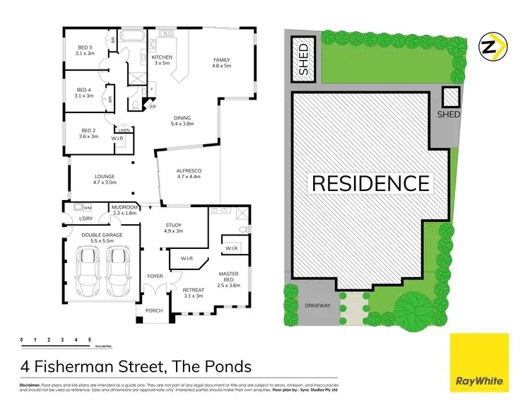 Floorplan of Homely house listing, 4 Fisherman Street, The Ponds NSW 2769