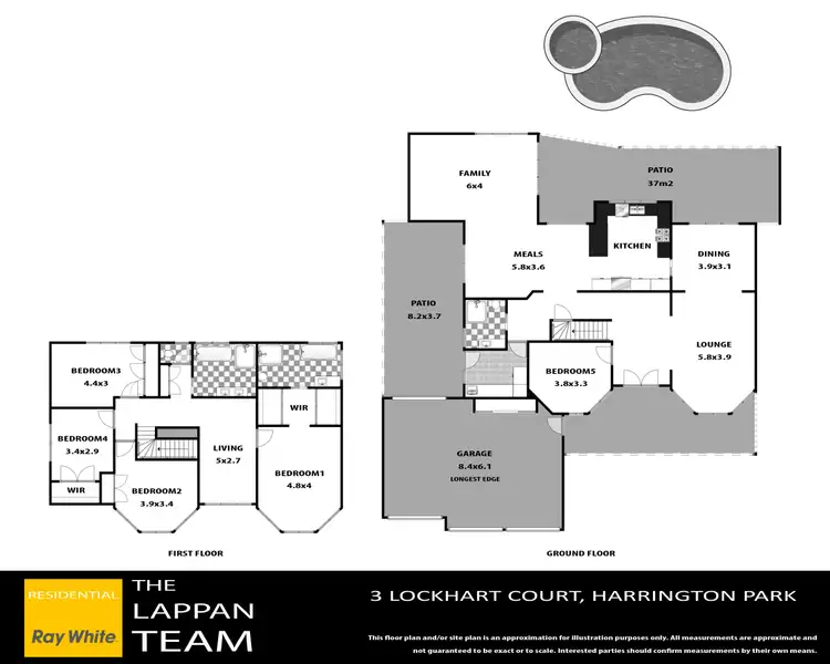 Floorplan of Homely house listing, 3 Lockhart Court, Harrington Park NSW 2567