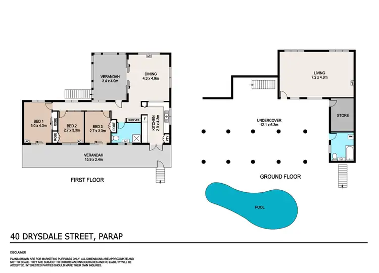 Floorplan of Homely house listing, 40 Drysdale Street, Parap NT 820