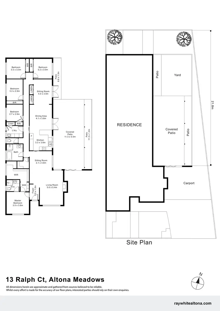 Floorplan of Homely house listing, 13 Ralph Court, Altona Meadows VIC 3028