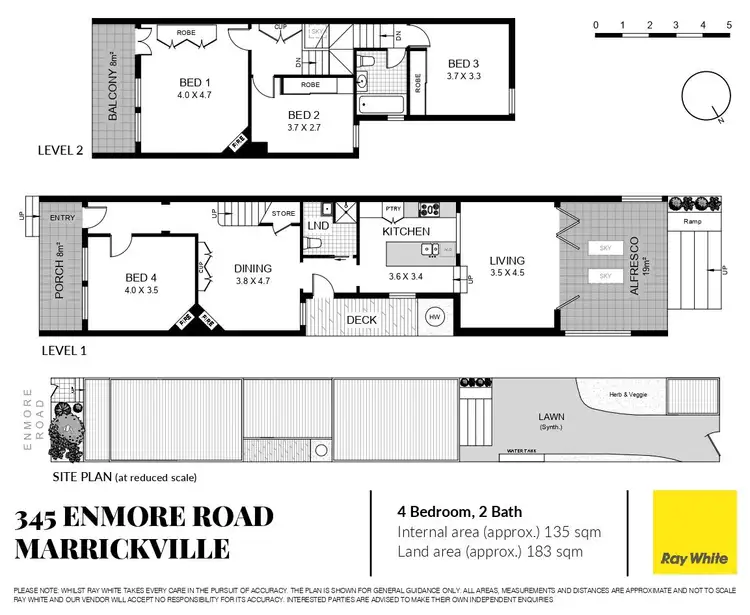 Floorplan of Homely house listing, 345 Enmore Road, Marrickville NSW 2204