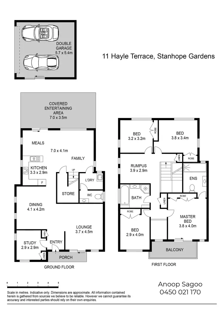 Floorplan of Homely house listing, 11 Hayle Terrace, Stanhope Gardens NSW 2768