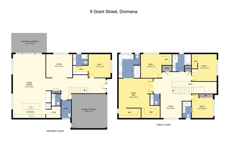 Floorplan of Homely house listing, 9 Grant Street, Dromana VIC 3936