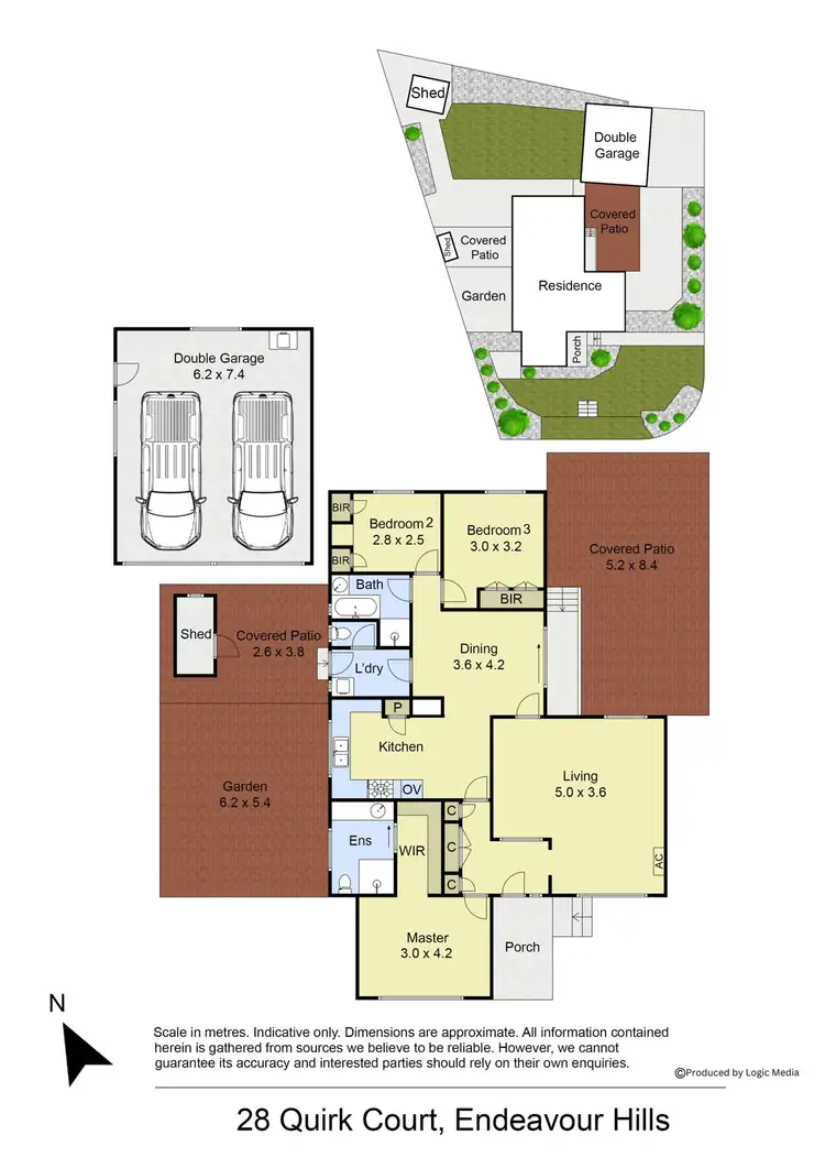 Floorplan of Homely house listing, 28 Quirk Court, Endeavour Hills VIC 3802