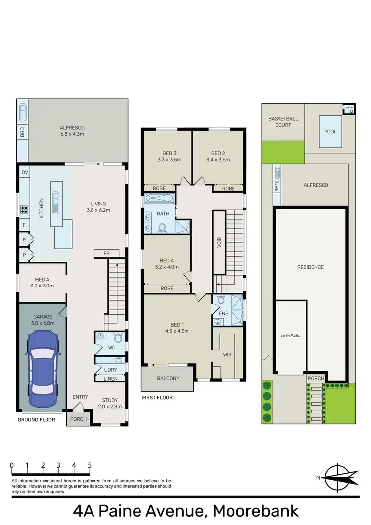 Floorplan of Homely house listing, 4A Paine Avenue, Moorebank NSW 2170