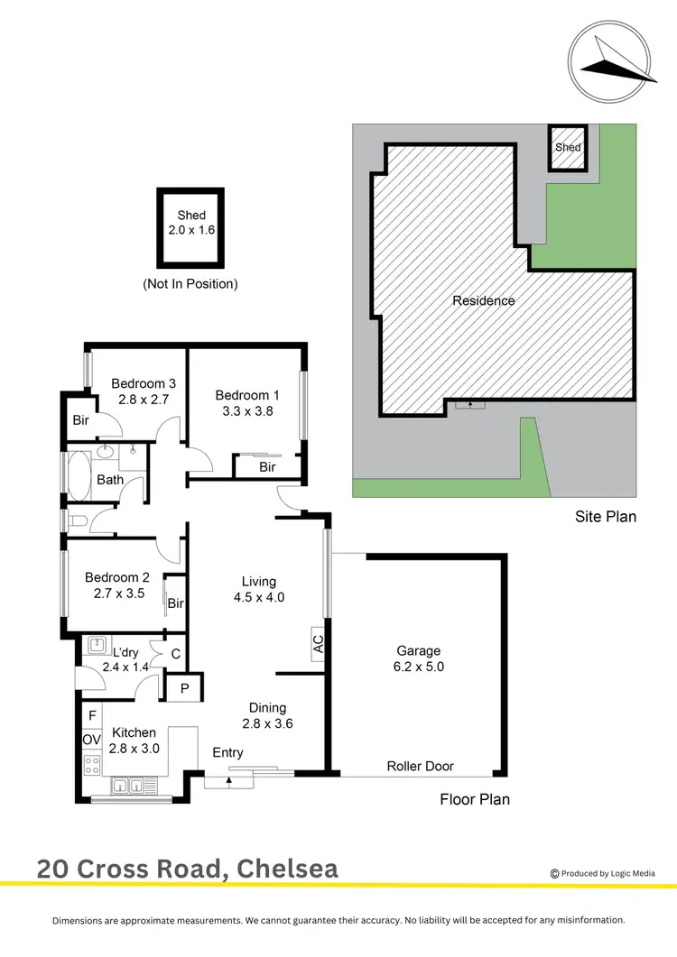Floorplan of Homely house listing, 20 Cross Road, Chelsea VIC 3196