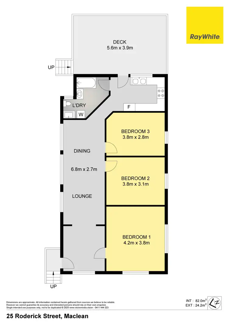 Floorplan of Homely house listing, 25 Roderick Street, Maclean NSW 2463