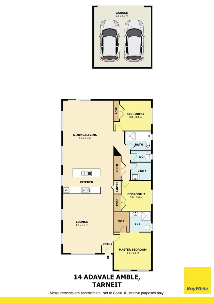Floorplan of Homely house listing, 14 Adavale Amble, Tarneit VIC 3029