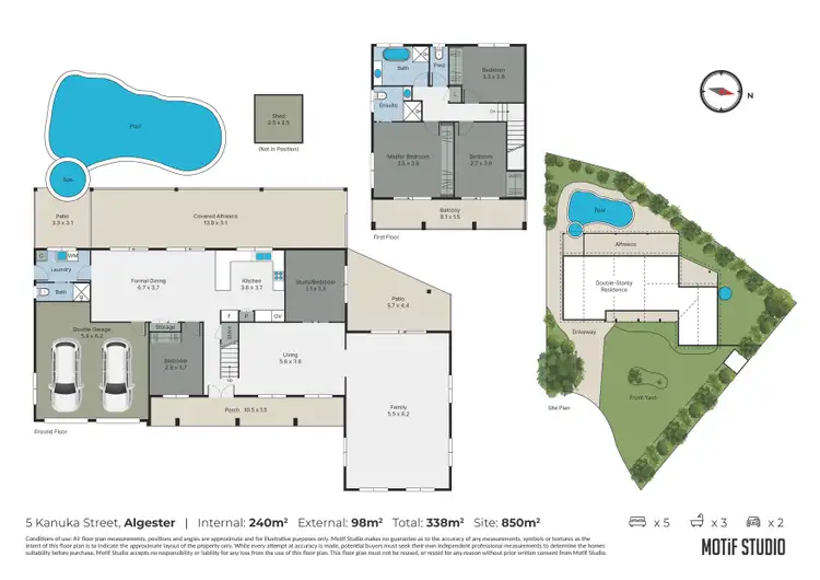 Floorplan of Homely house listing, 5 Kanuka Street, Algester QLD 4115