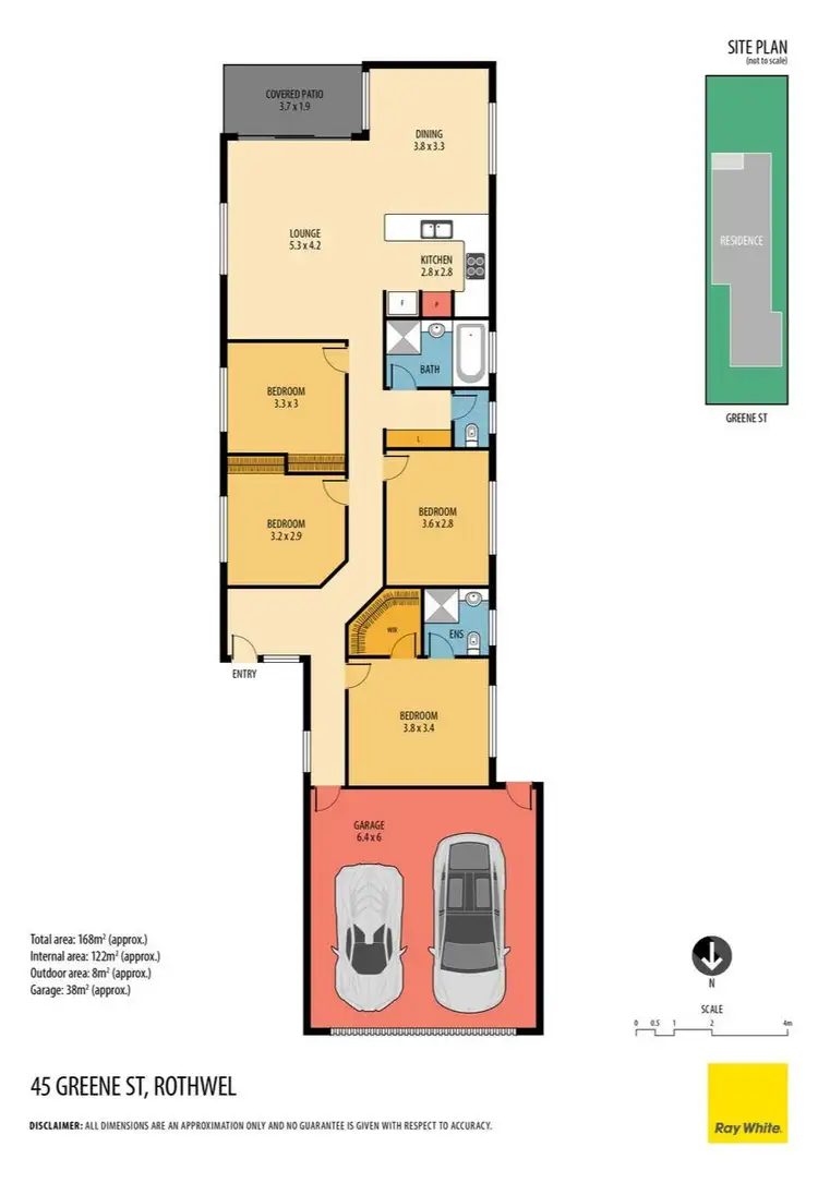 Floorplan of Homely house listing, 45 Greene Street, Rothwell QLD 4022