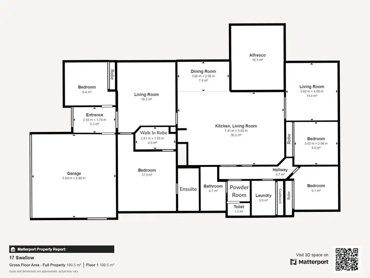 Floorplan of Homely house listing, 17 Swallow Street, Thurgoona NSW 2640