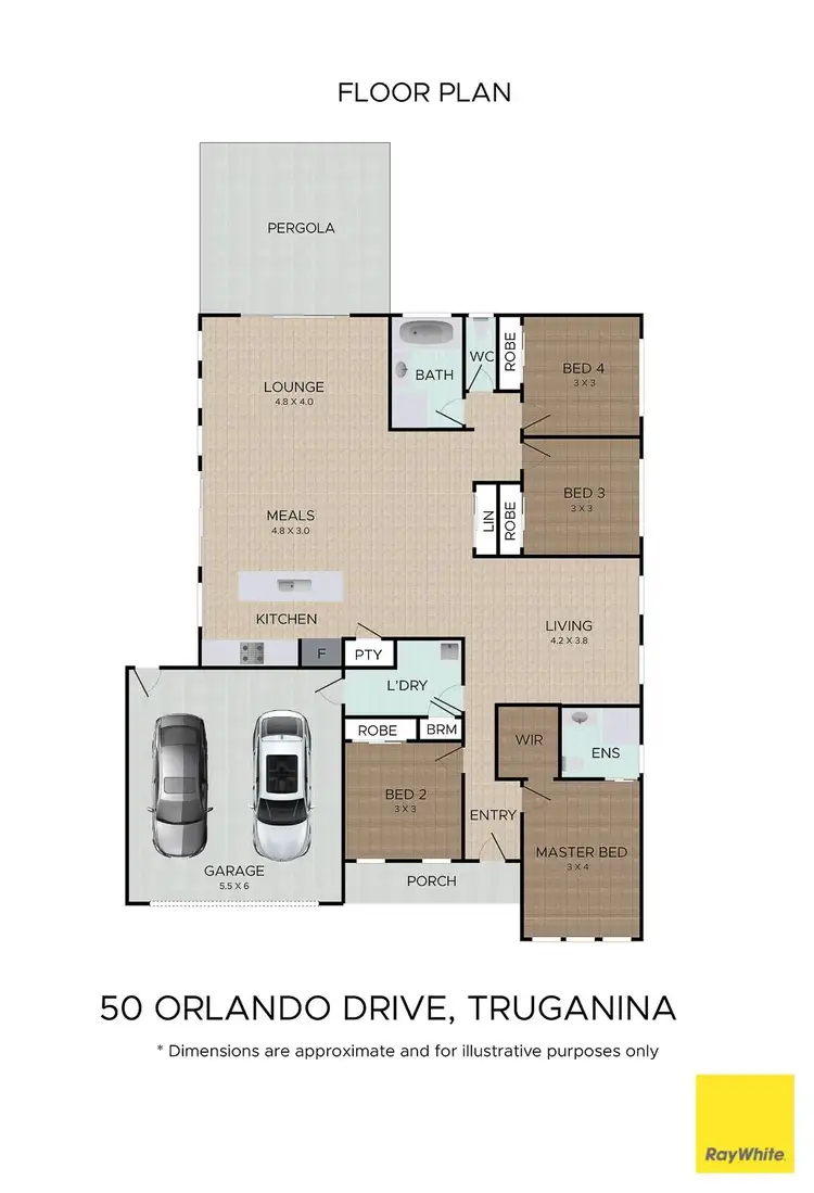 Floorplan of Homely house listing, 50 Orlando Drive, Truganina VIC 3029