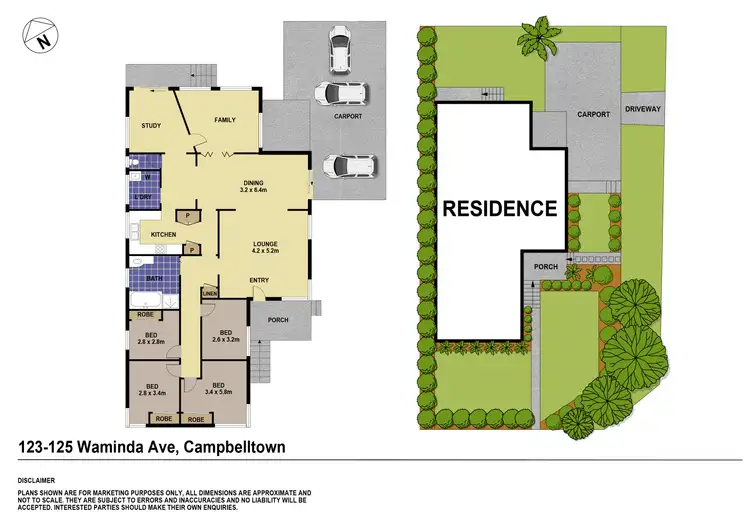 Floorplan of Homely house listing, 125 Waminda Avenue, Campbelltown NSW 2560