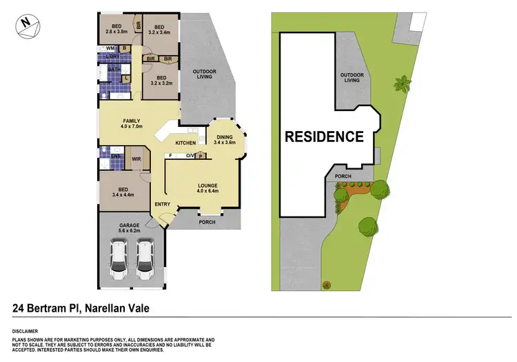 Floorplan of Homely house listing, 24 Bertram Place, Narellan Vale NSW 2567