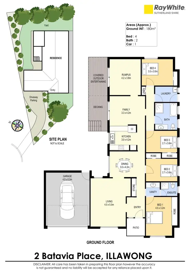 Floorplan of Homely house listing, 2 Batavia Place, Illawong NSW 2234