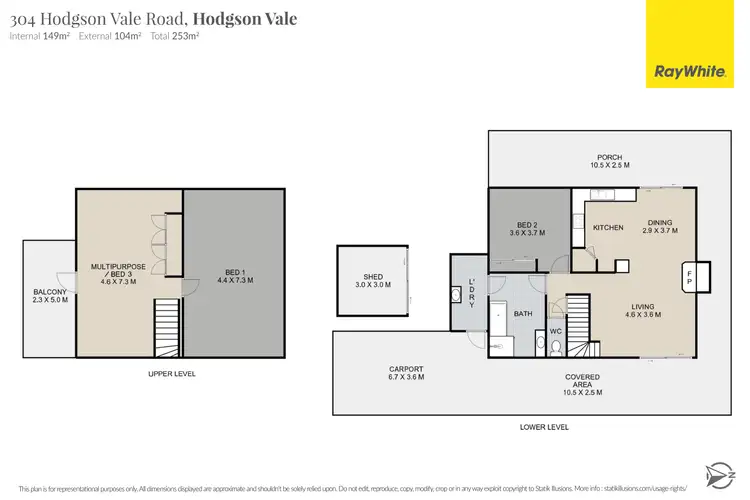 Floorplan of Homely rural property listing, 'Araucaria' 304 Hodgson Vale Road, Hodgson Vale QLD 4352