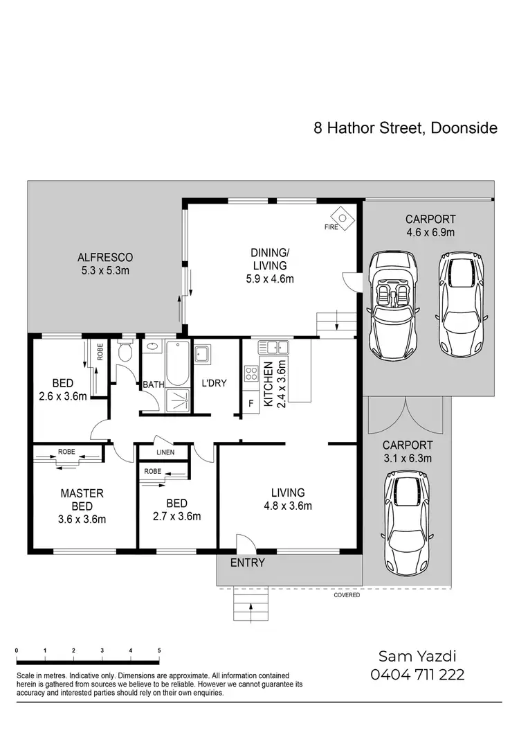 Floorplan of Homely house listing, 8 Hathor Street, Doonside NSW 2767