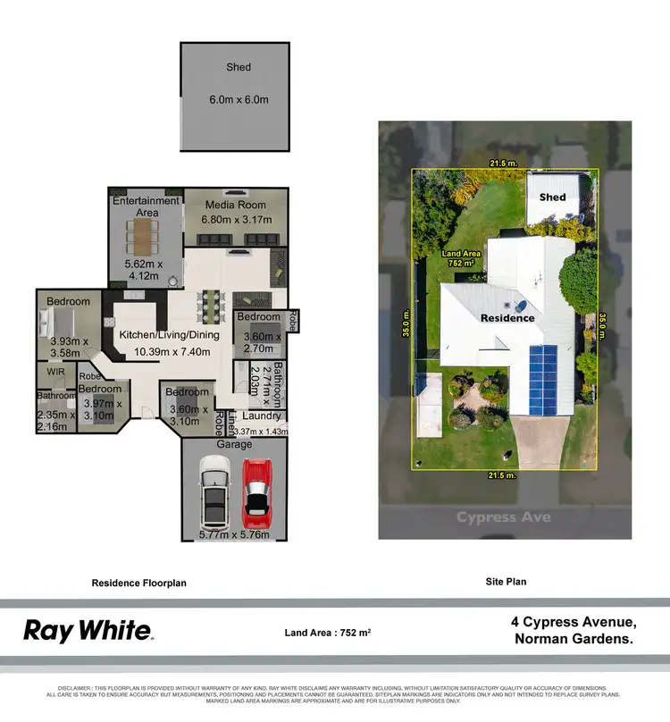 Floorplan of Homely house listing, 4 Cypress Avenue, Norman Gardens QLD 4701