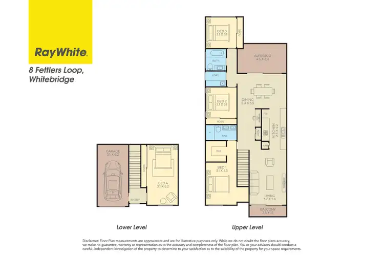 Floorplan of Homely house listing, 8 Fettlers Loop, Whitebridge NSW 2290