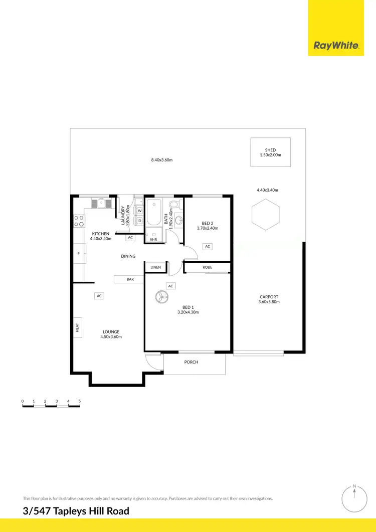 Floorplan of Homely house listing, 3/547 Tapleys Hill Road, Fulham Gardens SA 5024