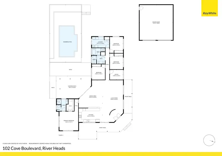 Floorplan of Homely house listing, 102 Cove Boulevard, River Heads QLD 4655
