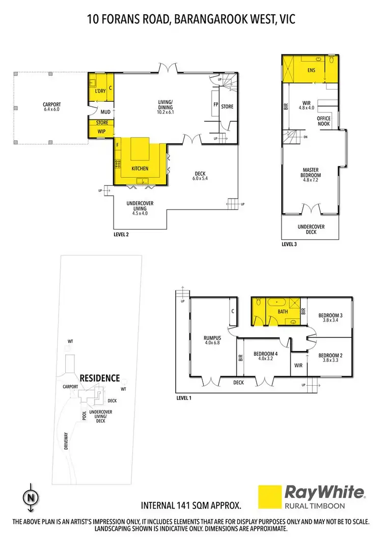 Floorplan of Homely rural property listing, 10 Forans Road, Barongarook West VIC 3249