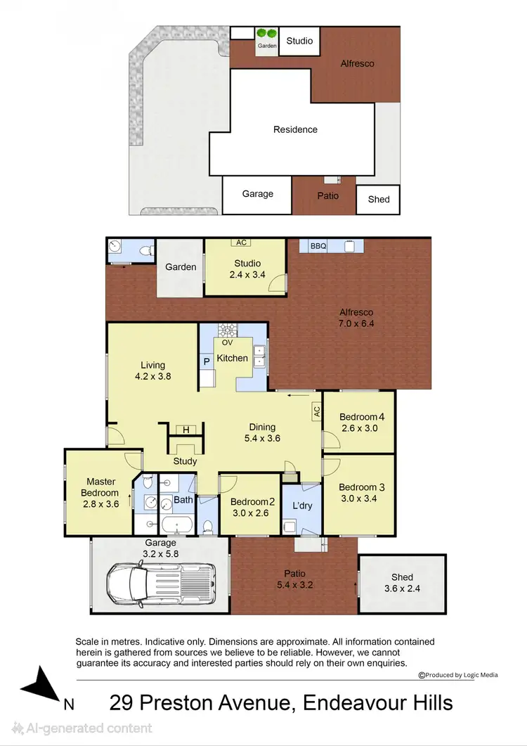 Floorplan of Homely house listing, 29 Preston Avenue, Endeavour Hills VIC 3802