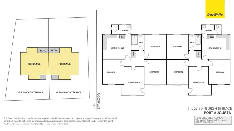 Floorplan of Homely house listing, 24-26 Edinburgh Terrace, Port Augusta SA 5700