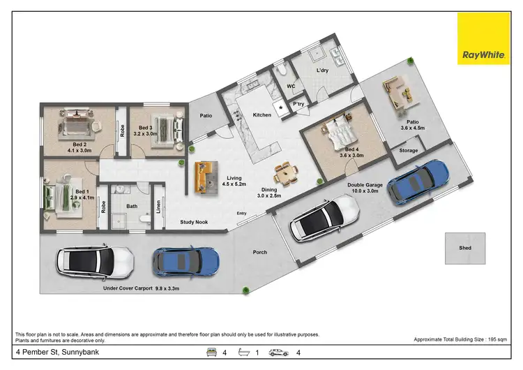 Floorplan of Homely house listing, 4 Pember Street, Sunnybank QLD 4109
