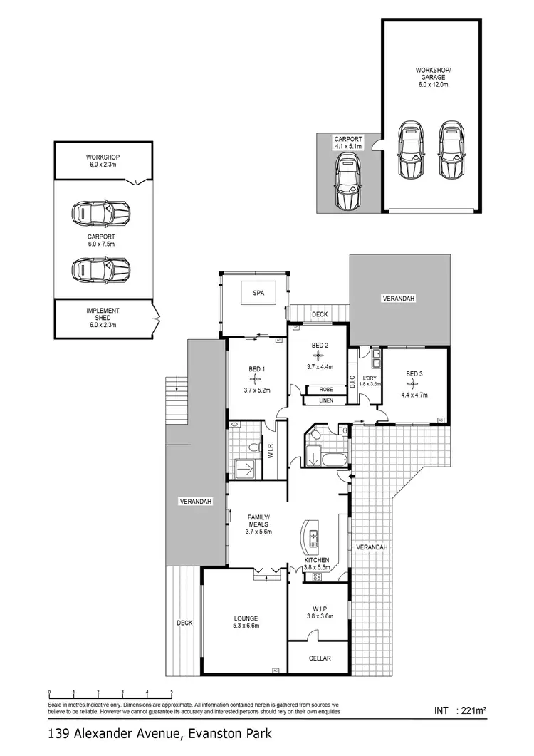 Floorplan of Homely other listing, 139 Alexander Avenue, Evanston Park SA 5116