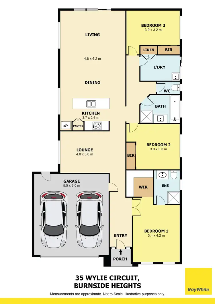 Floorplan of Homely house listing, 35 Wylie Circuit, Burnside Heights VIC 3023
