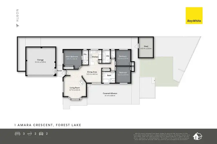 Floorplan of Homely house listing, 1 Amara Crescent, Forest Lake QLD 4078