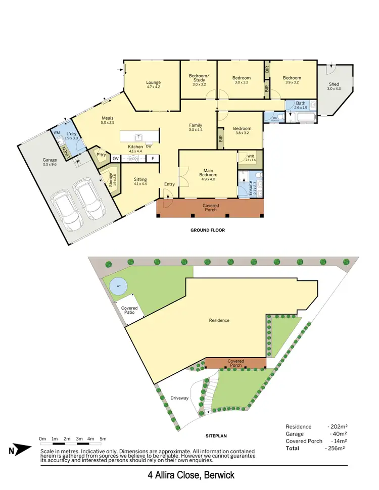 Floorplan of Homely house listing, 4 Allira Close, Berwick VIC 3806