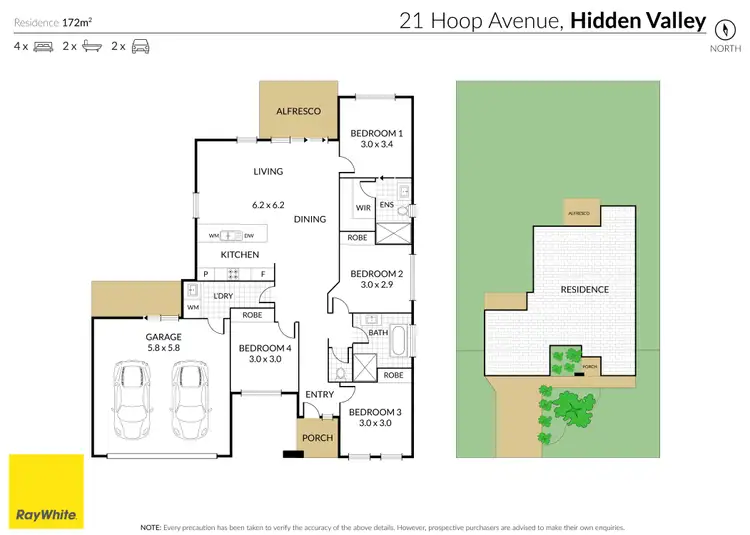 Floorplan of Homely house listing, 21 Hoop Avenue, Hidden Valley QLD 4703
